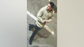 Man sought for allegedly vandalizing Chicago police vehicle