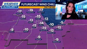 Chicago weather: Wind chills plummet to -10 to -20