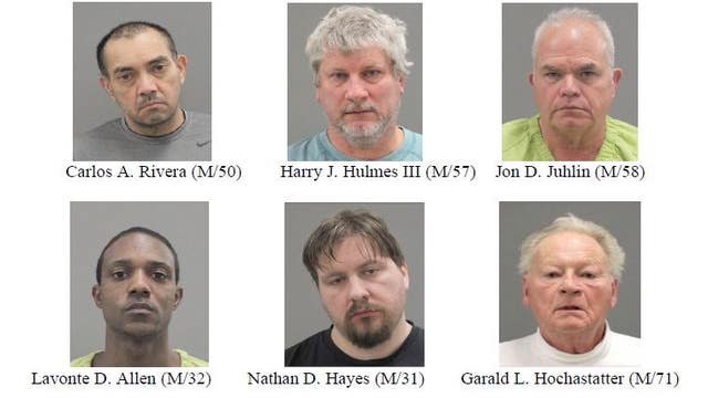 Six men arrested in Rockford-area human trafficking operation: state police