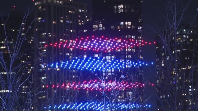 Navy Pier dazzles with holiday drone show ahead of Christmas