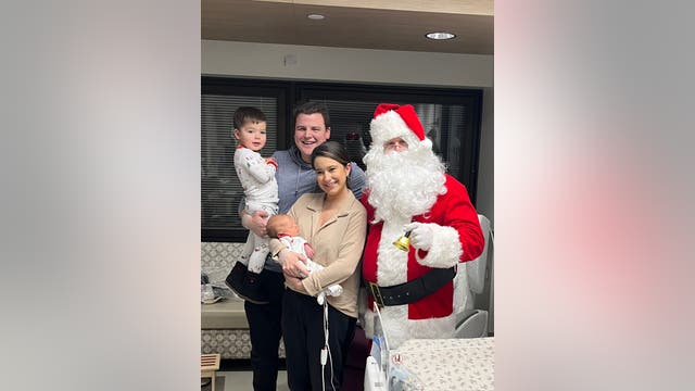 Santa brings cheer to Downers Grove NICU families