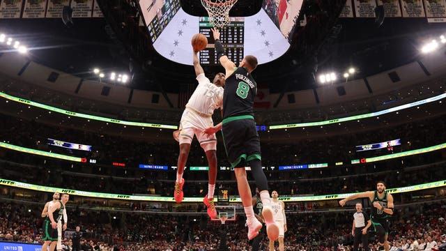 Tatum scores a season-high 43 to go with 16 rebounds, 10 assist in Celtics 123-98 win over Bulls