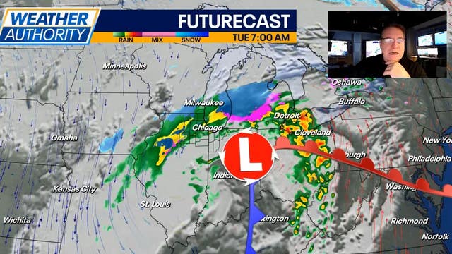 Chicago weather: Rain on New Year's Eve, cold start to 2025