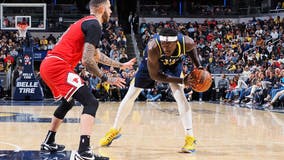 Pascal Siakam scores 26 points in the Pacers' 129-113 victory over the Bulls