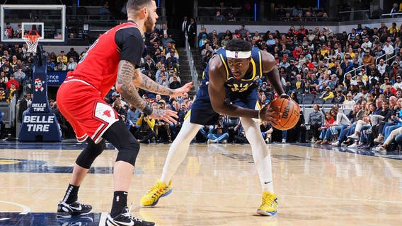 Pascal Siakam scores 26 points in the Pacers' 129-113 victory over the Bulls