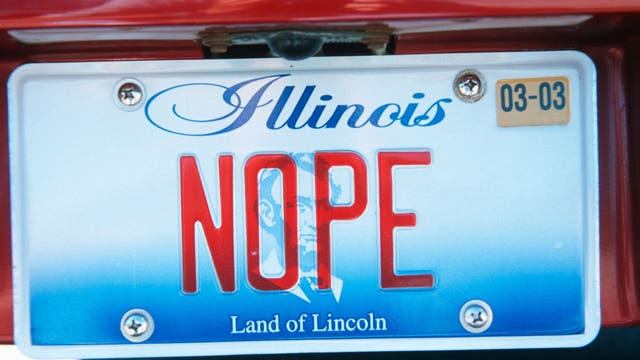 ‘HOKTUAH,’ ‘GYATT’ among rejected Illinois license plates in 2024