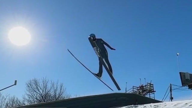 Winter athletes take flight at Norge Ski Jump Tournament in Fox River Grove