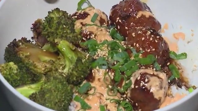 Cooking with Fire: Teriyaki meatballs with the Rosemont Fire Department