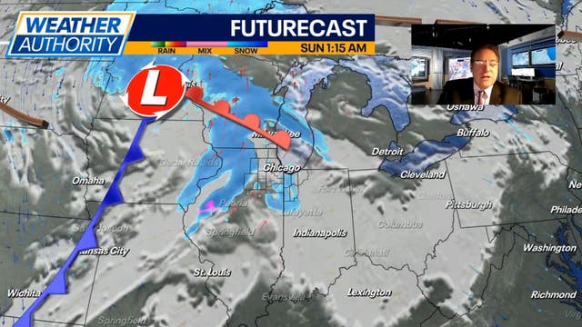 Chicago weather: After dry Saturday, freezing drizzle possible Sunday