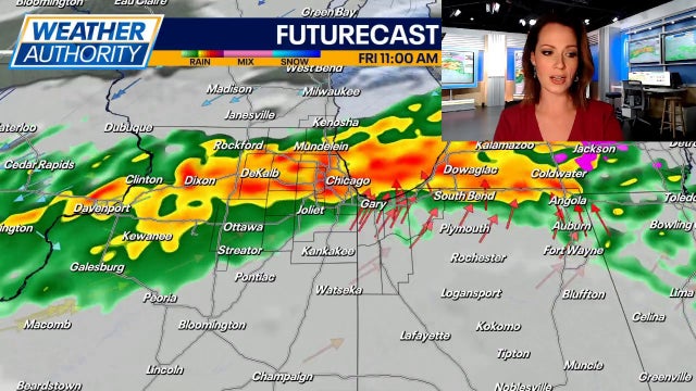 Chicago weather: Heavy downpours may impact your morning commute