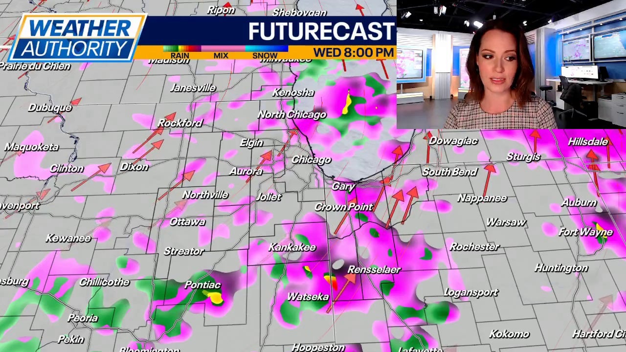Chicago weather: Snow possible today, freezing rain possible tomorrow ...
