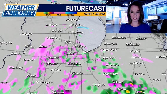 Chicago Winter Weather Advisory: Freezing rain, snow and slick roads could impact Wednesday commutes