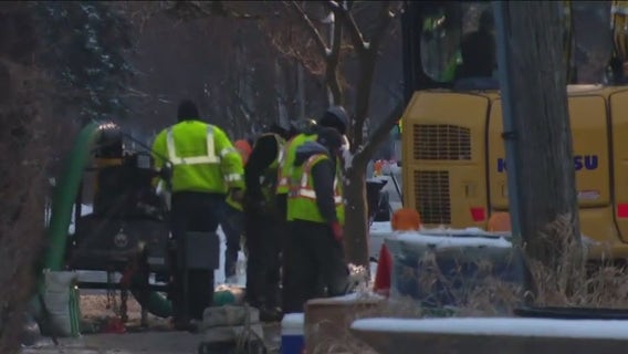 Crews continue to repair Skokie water main break, water pressure expected to improve