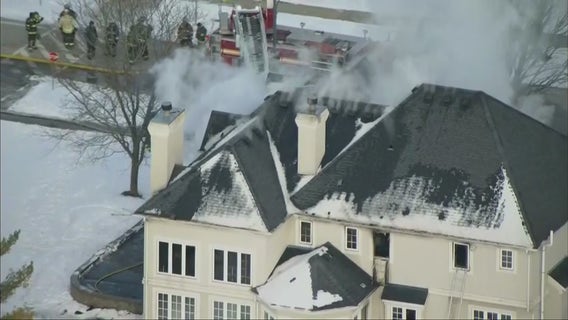 1 dead, another injured in massive Naperville house fire