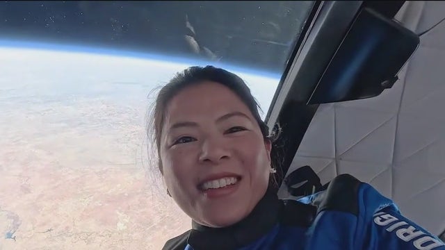 Chicago woman returns from Blue Origin's space flight