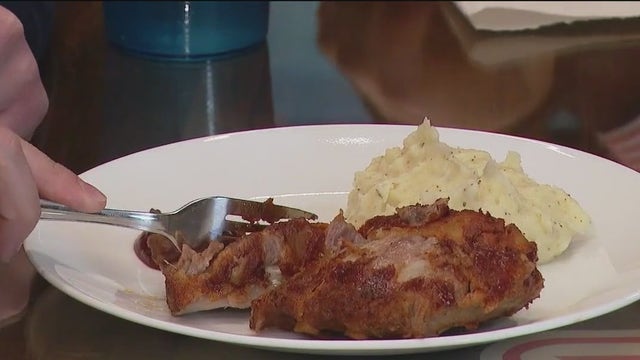 Cooking with Fire: BBQ ribs and garlic mashed potatoes with the Tinley Park Fire Department