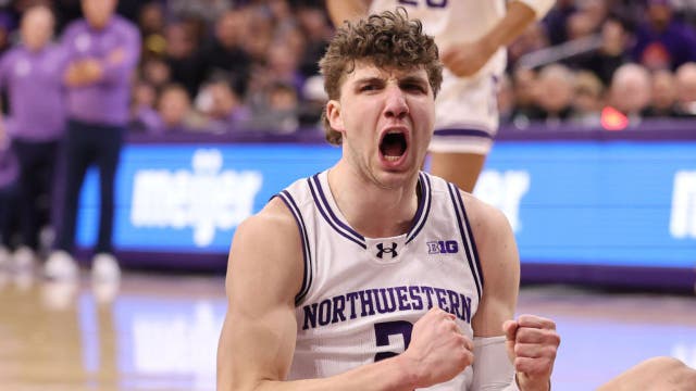Northwestern uses Martinelli's last second heroics to stave off USC 77-75