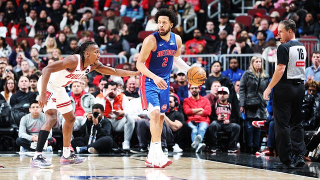 Pistons set franchise record with 42-point halftime lead in 132-92 romp over Bulls