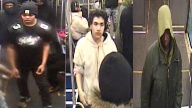 Photos show suspects wanted for battering, robbing person on CTA Red Line train