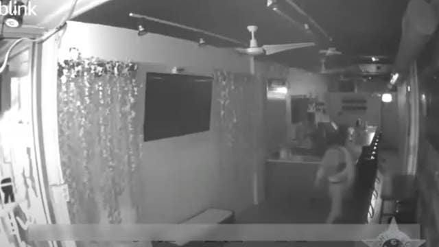 Video shows burglary suspect wanted for breaking into Chicago businesses, stealing cash