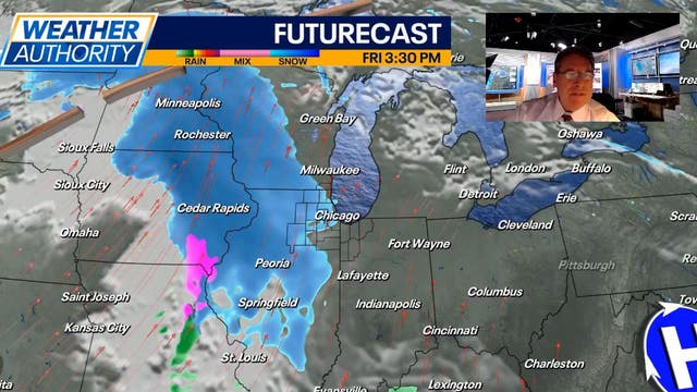 Chicago weather: Bitter cold tonight, light snow arrives Friday