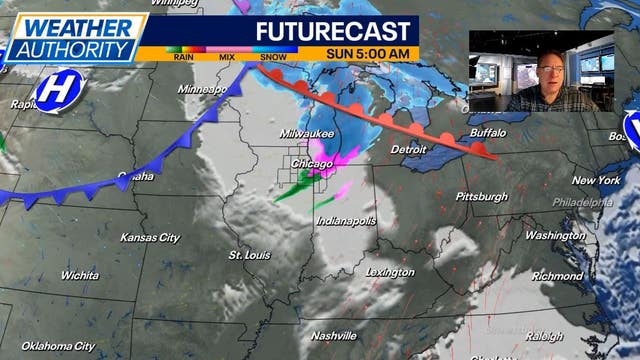 Chicago weather: Light wintry mix possible overnight