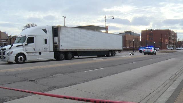 Woman, 76, fatally struck by semi-truck near West Side grocery store: police