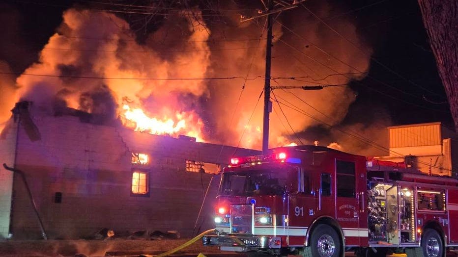 Fire erupts at cocoa plant in Kankakee County | FOX 32 Chicago