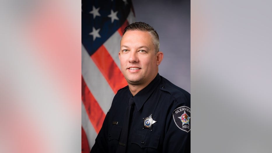 Suburban Chicago police officer killed in car crash on his way to work