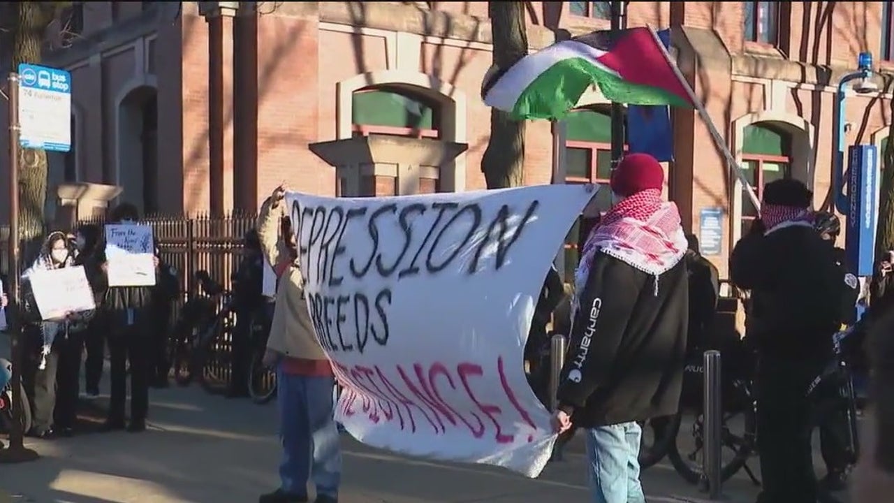 Pro-Palestinian protests occur at DePaul University amid campus ban