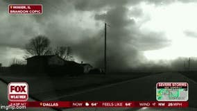 Tornado spotted in central Illinois as powerful storm system blasts through Midwest
