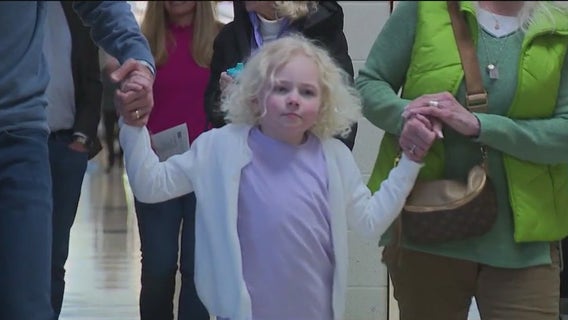 Lake Forest family celebrates special night as community raises awareness for rare condition