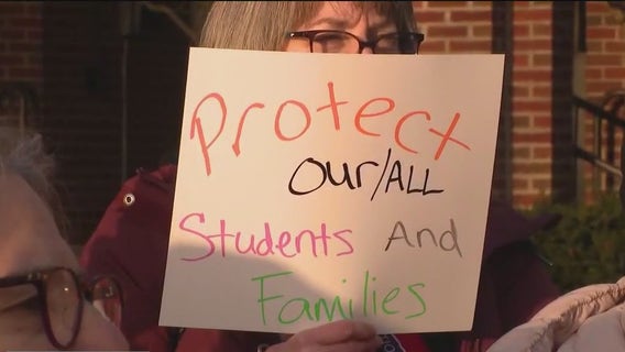 Evanston educators rally in defense of public schools amid threat of Trump budget cuts