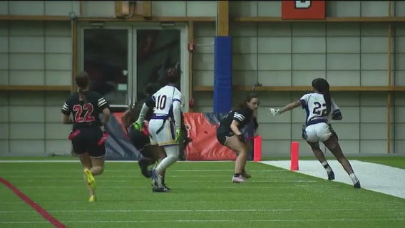 Collegiate women's flag football game debuts on Bears' home turf