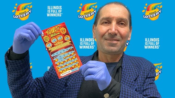 Chicago man wins $1M on randomly picked lottery ticket