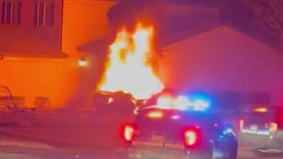 2 killed after speeding Tesla crashes into Woodridge home