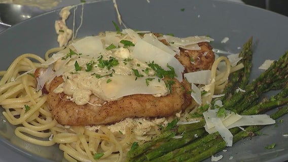 Cooking with Fire: Chicken piccata and baked asparagus with the Portage Fire Department