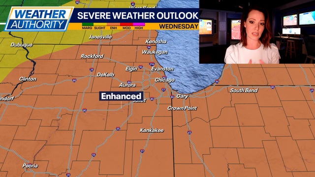 Chicago weather: Another round of severe storms Wednesday