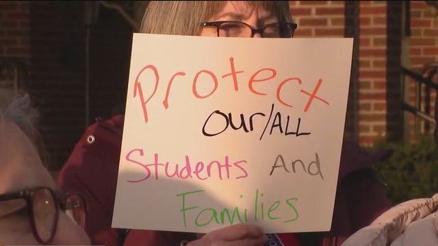 Evanston educators rally in defense of public schools amid threat of Trump budget cuts