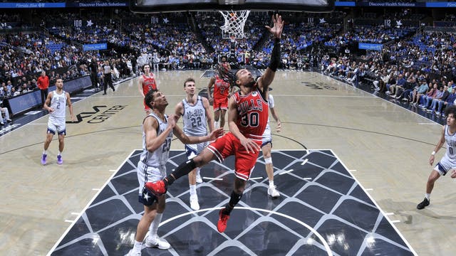 Coby White scores career-high 44 points in the Bulls’ 125-123 victory over the Magic