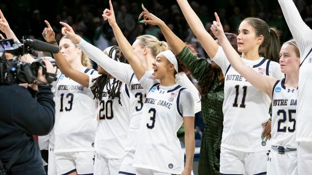 March Madness: Hannah Hidalgo scores 21 as No. 3 seed Notre Dame routs Michigan 76-55 in 2nd round