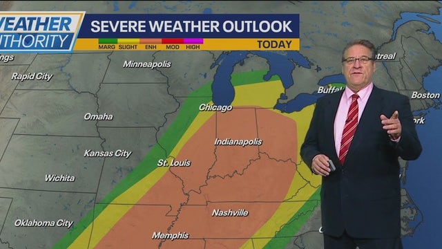 Chicago weather: Two rounds of storms today, hail and tornadoes possible in afternoon