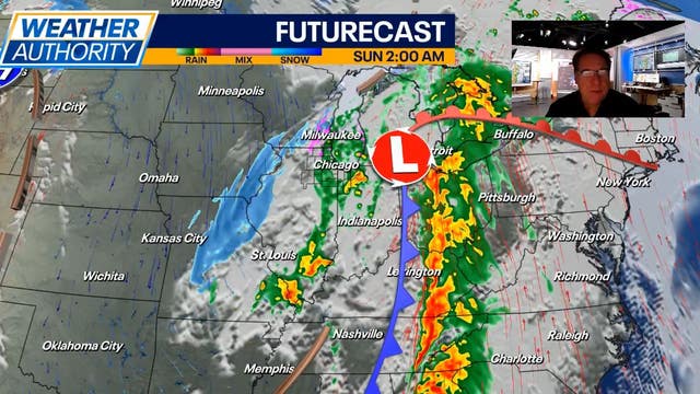 Chicago weather: Rain tonight and a touch of snow by morning