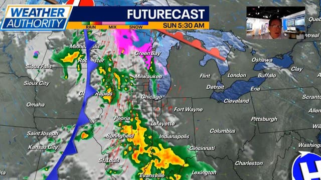 Chicago weather: Rain overnight, windy and cool weekend ahead