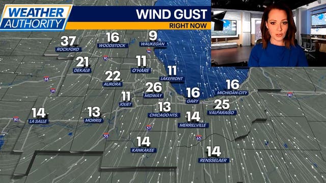 Chicago weather: Wind Advisory issued until midnight for Chicagoland