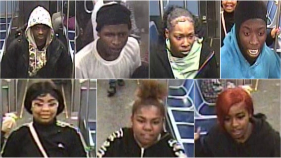 CTA violent robbery: 7 wanted for jumping Red Line rider