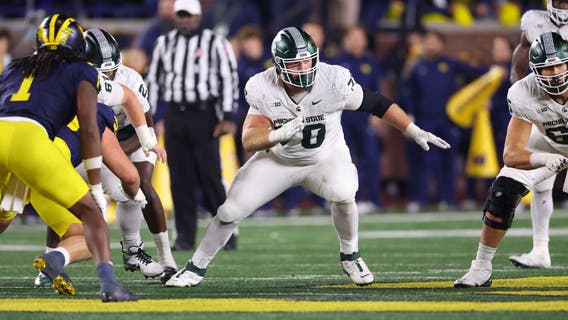 Chicago Bears select Michigan State OL Luke Newman in sixth round of 2025 NFL Draft