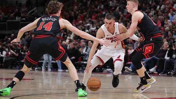 Herro scores 38 as Heat dominate Bulls 109-90 to advance in Play-In Tournament