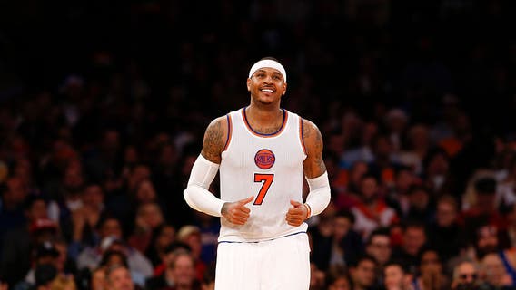 Carmelo Anthony, who was a Chicago Bull for 10 days, elected into basketball hall of fame | Reports