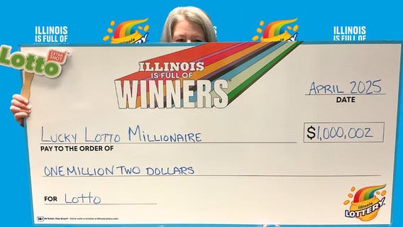 Illinois Lottery: Woman claims $1M prize with winning ticket